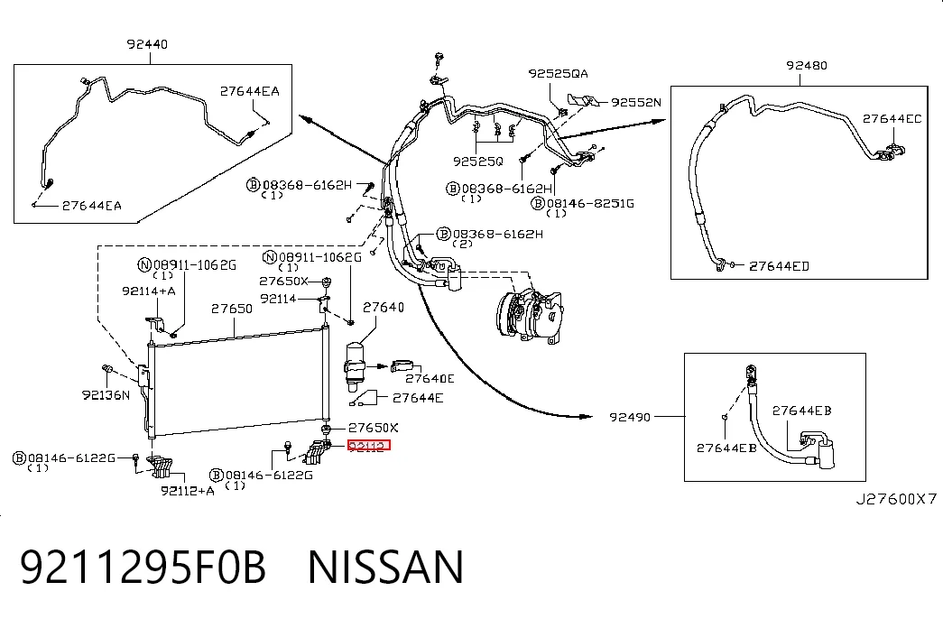 9211295F0B Nissan/Infiniti