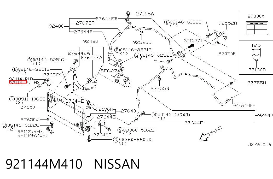 921144M410 Nissan/Infiniti