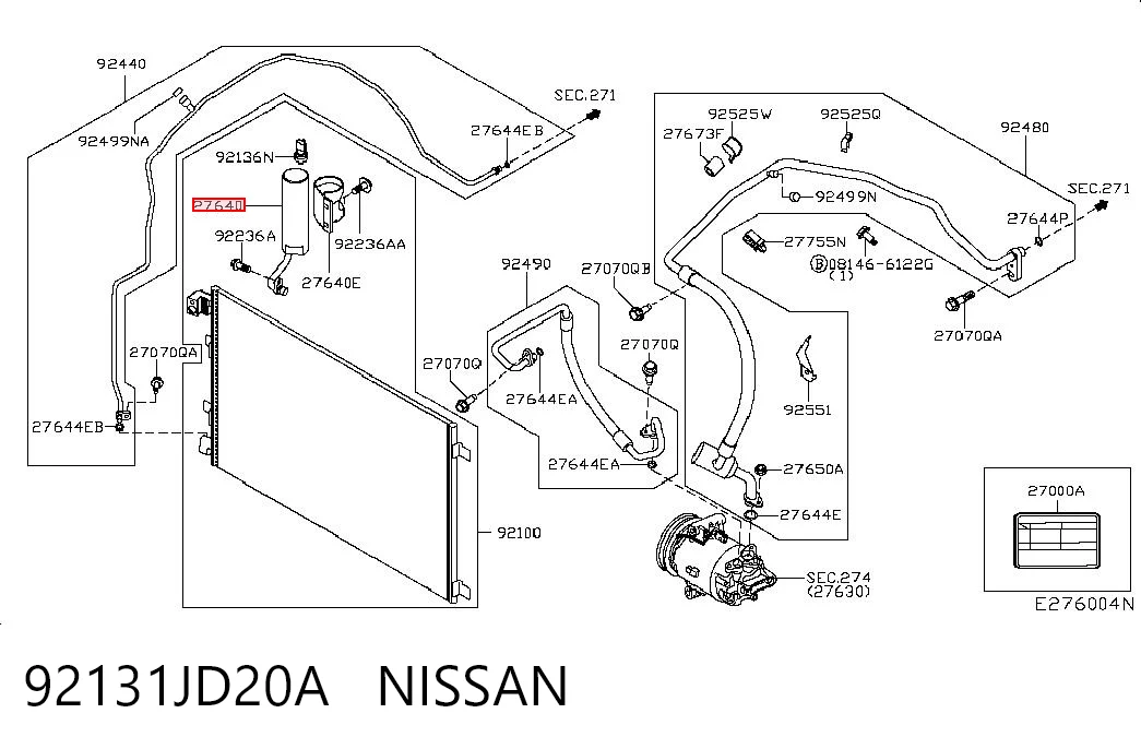 92131JD20A Nissan/Infiniti