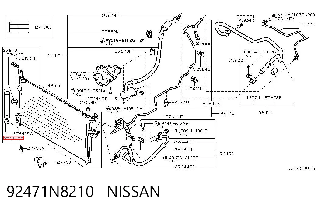 92471N8210 Nissan/Infiniti