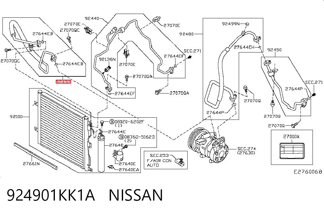 924901KK1A Nissan/Infiniti