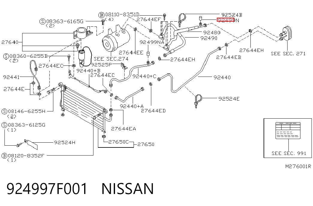 924997F001 Nissan/Infiniti