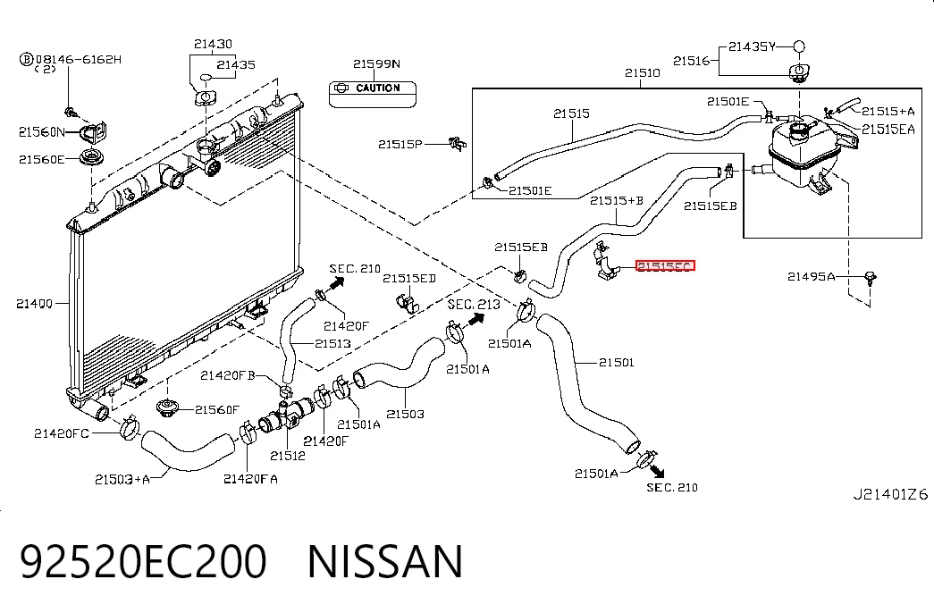 92520EC200 Nissan/Infiniti