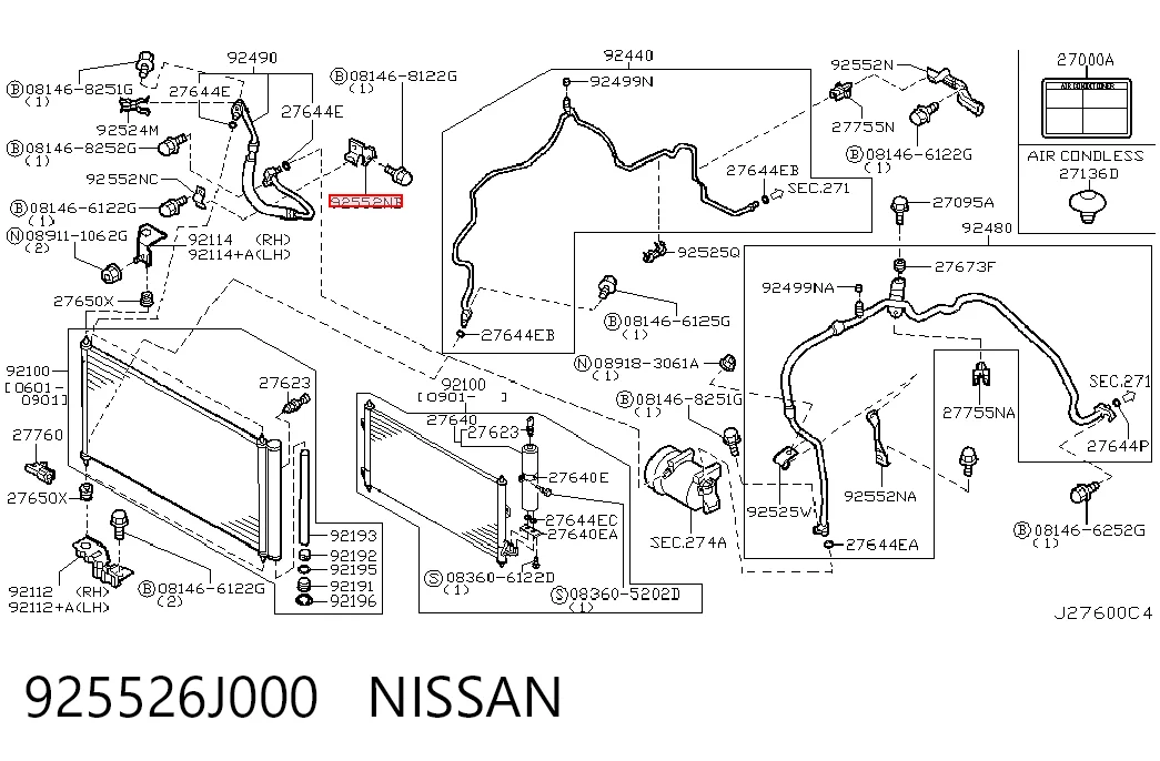 925526J000 Nissan/Infiniti