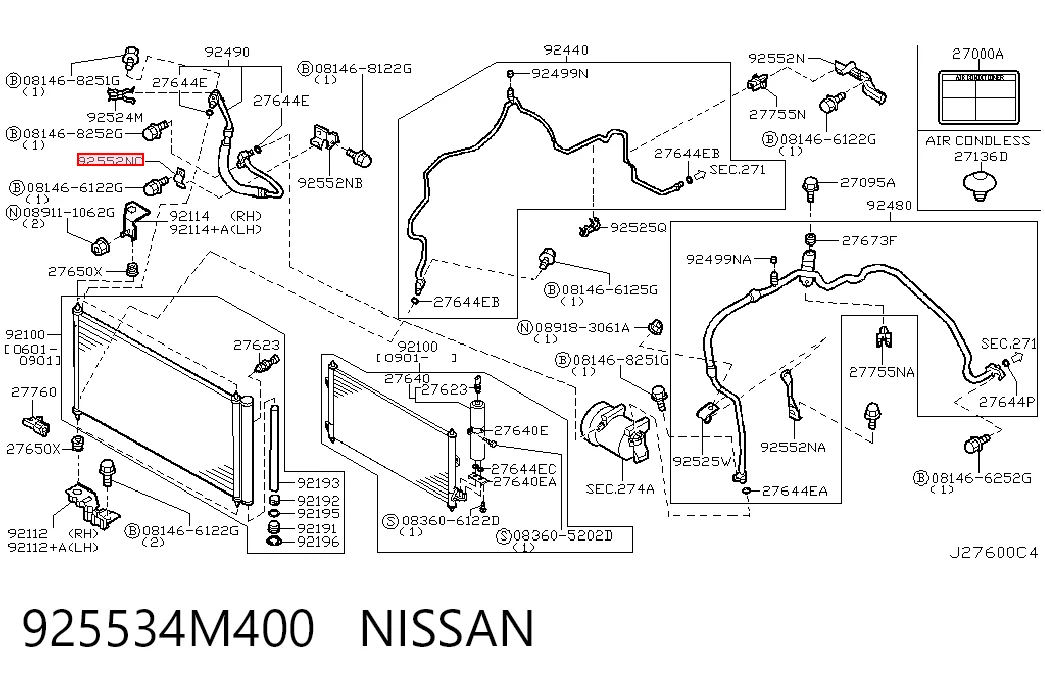 925534M400 Nissan/Infiniti