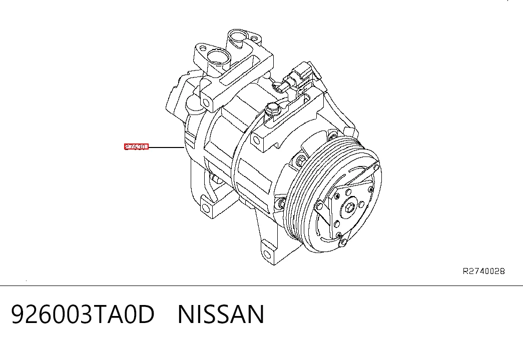 Compresor ac Nissan Altima L33 sedán (2012 - 2018) precio, desde 250,02 EUR