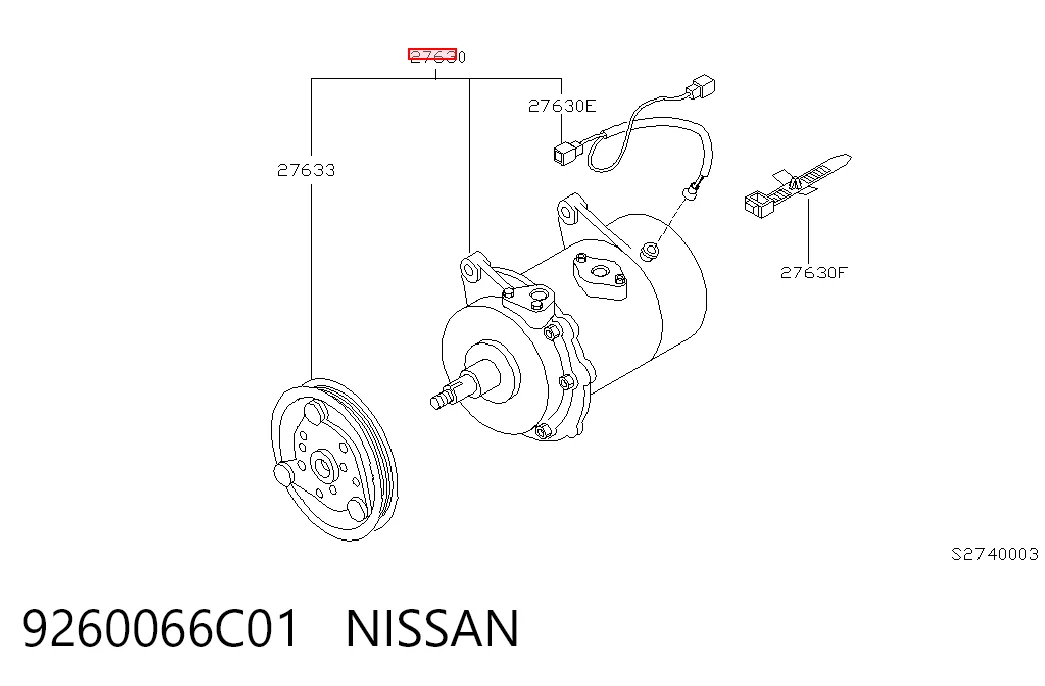 Compresor ac Nissan Terrano I SUV (WD21) (1986 - 1995) precio, desde 66,79 EUR