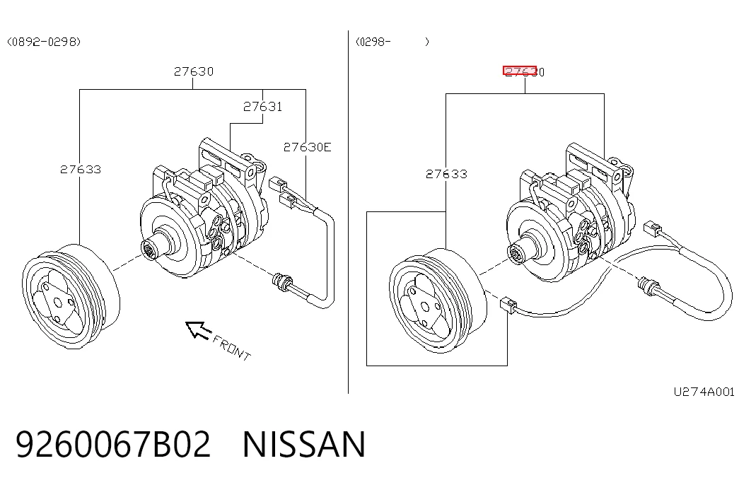Comprar Compresor de aire acondicionado Nissan Micra  K11