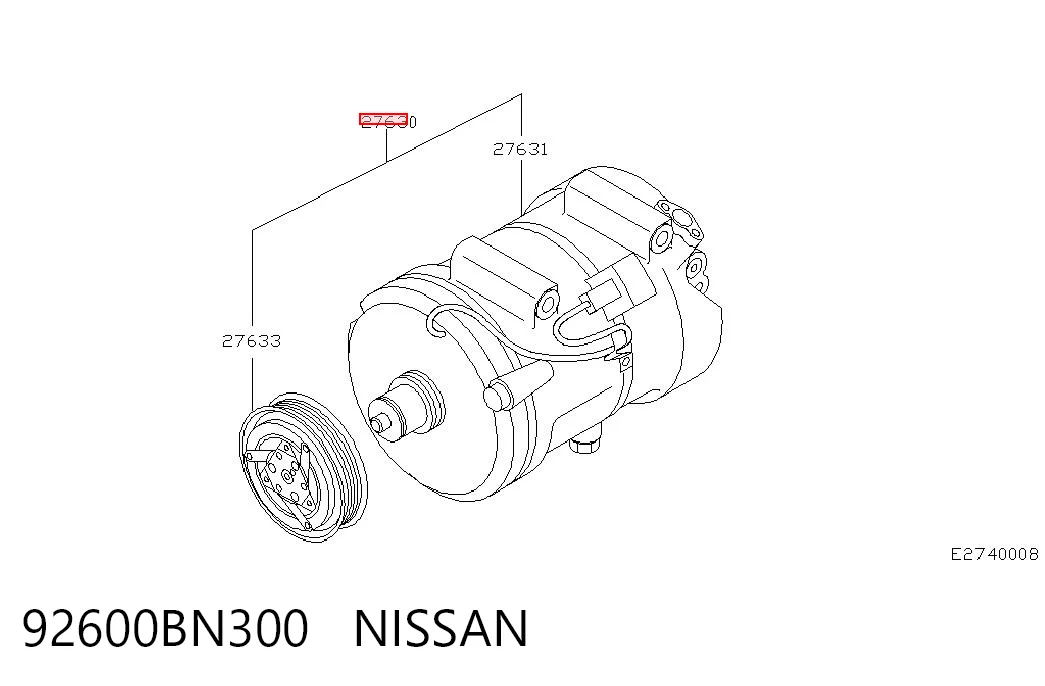 926007M500 VAG Compresor climatizador