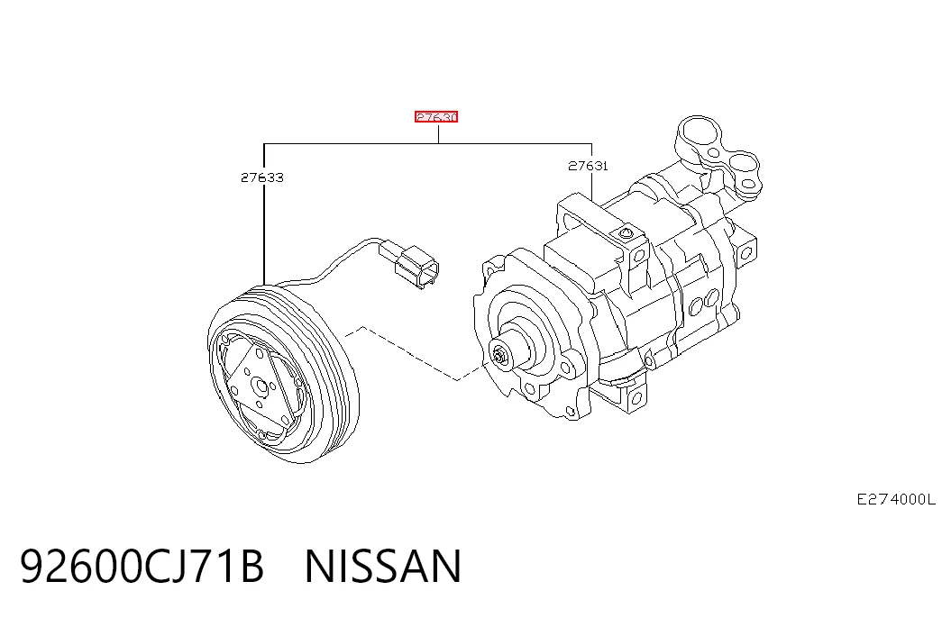 92600CJ71B Nissan/Infiniti