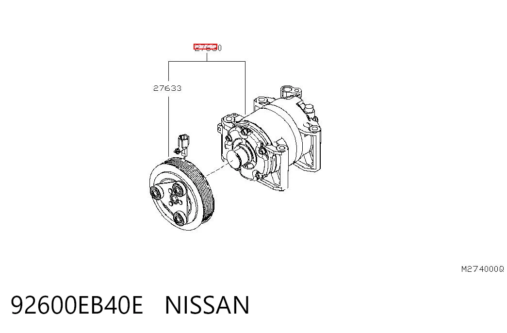 92600EB40E Nissan/Infiniti