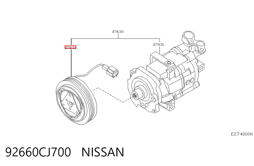 92660CJ700 Nissan/Infiniti