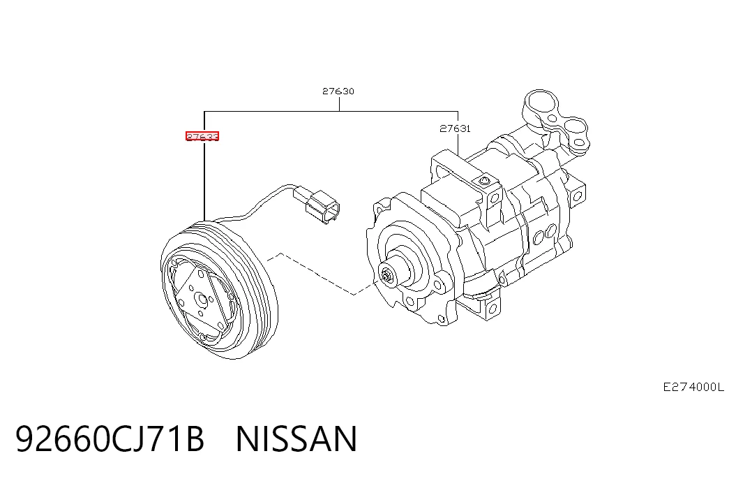 92660CJ71B Nissan/Infiniti