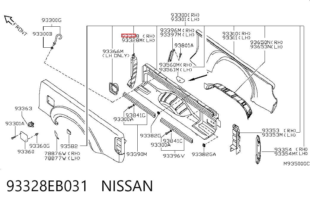 93328EB031 Nissan/Infiniti