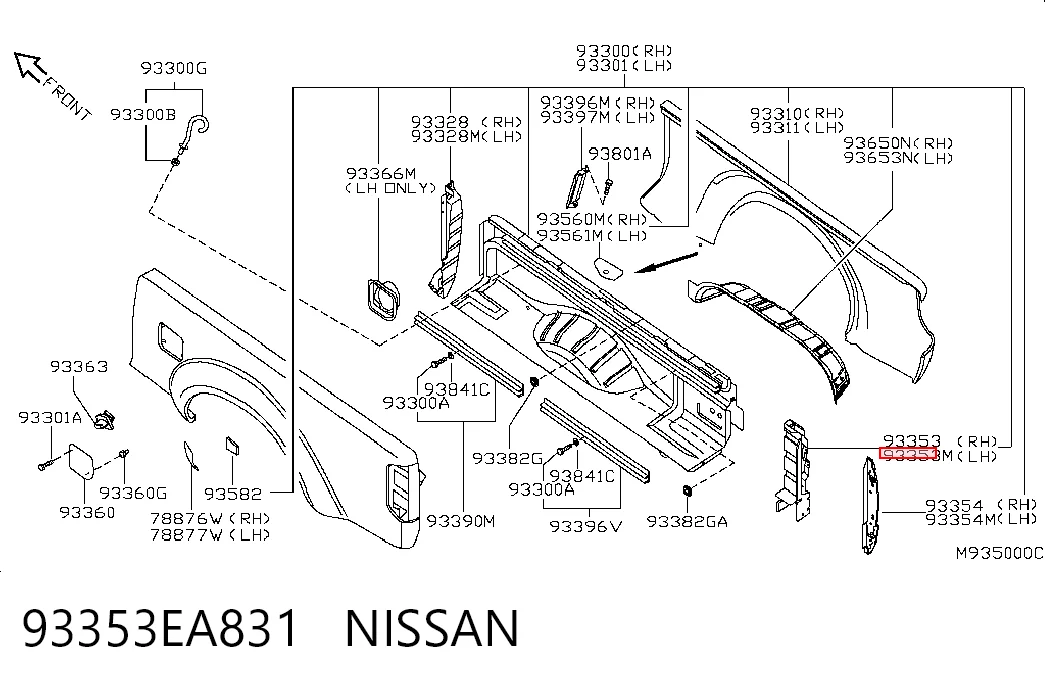 93353EA831 Nissan/Infiniti