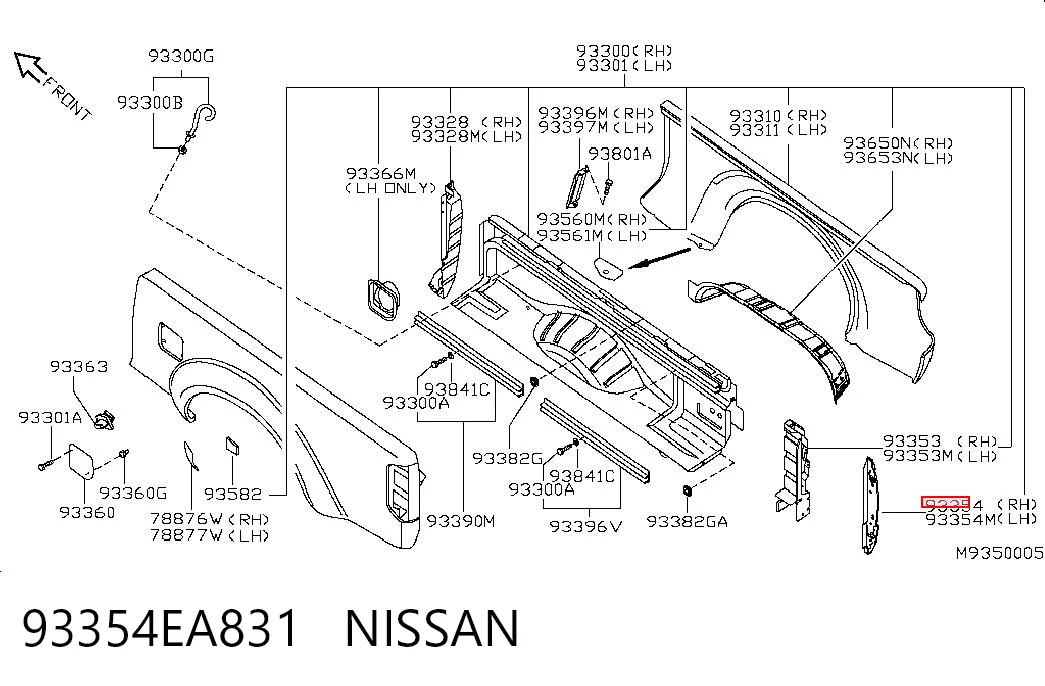 93354EA831 Nissan/Infiniti