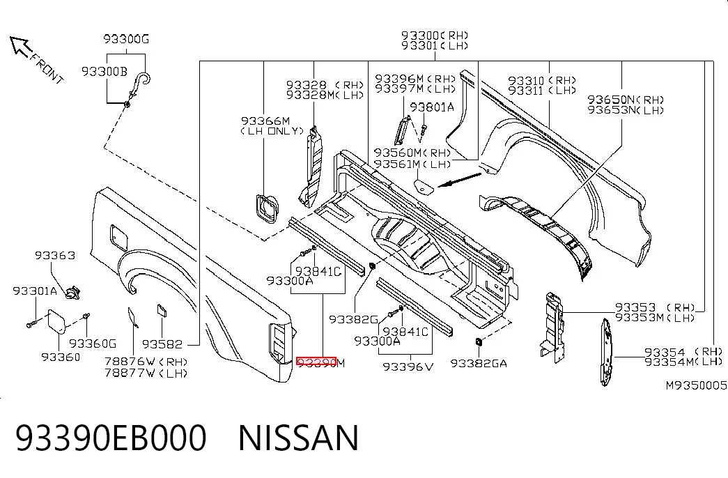 93390EB000 Nissan/Infiniti