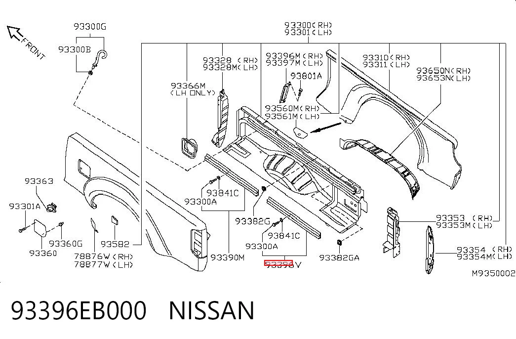 93396EB000 Nissan/Infiniti