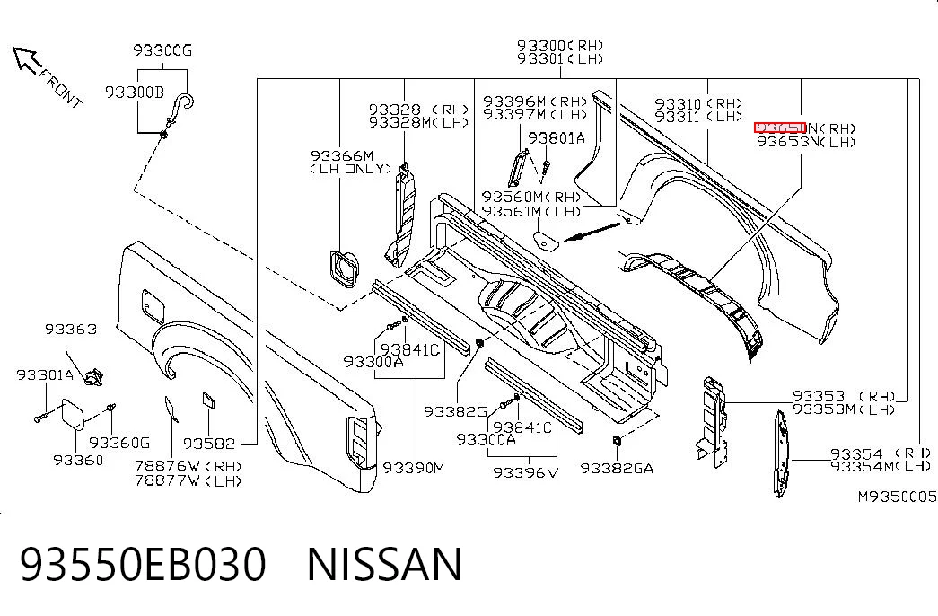 93550EB030 Nissan/Infiniti