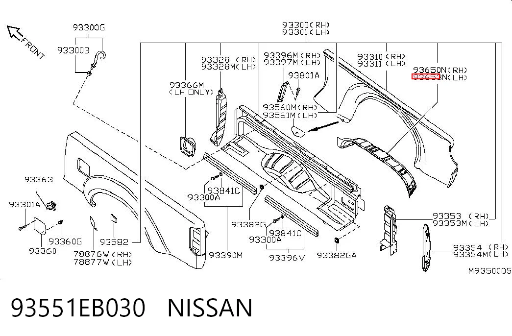 93551EB030 Nissan/Infiniti