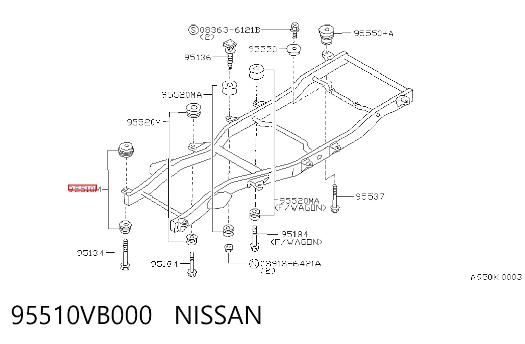 95510VB000 Nissan/Infiniti