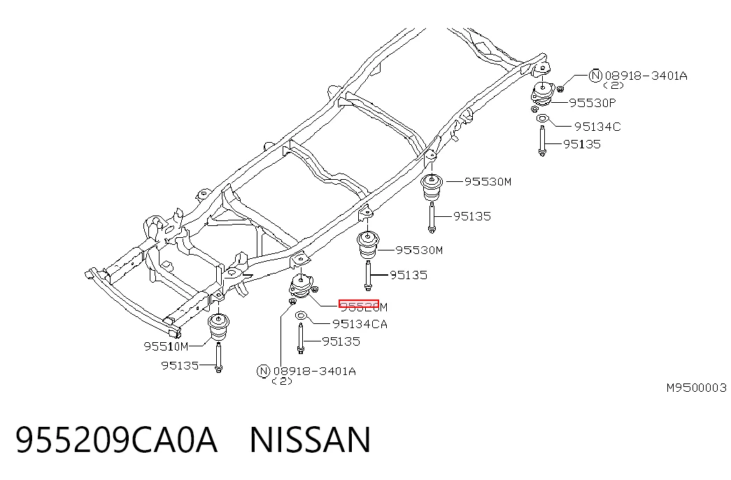 955209CA0A Nissan/Infiniti