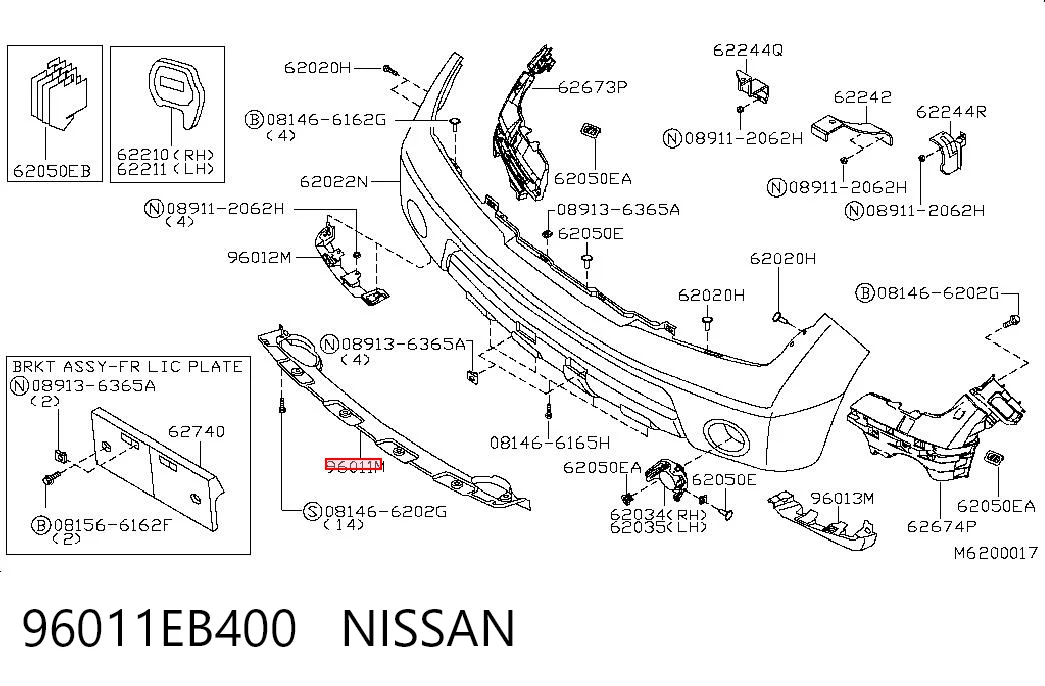 96011EB400 Nissan/Infiniti