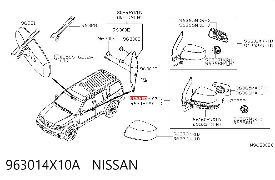 963014X10A Nissan/Infiniti