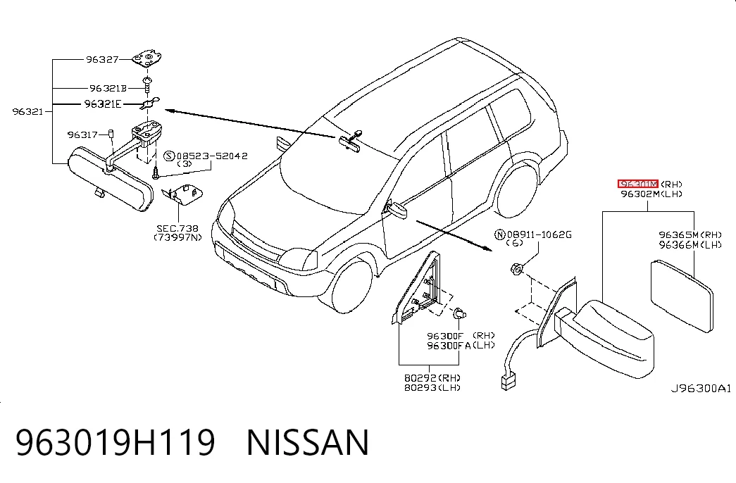 963019H119 Nissan/Infiniti