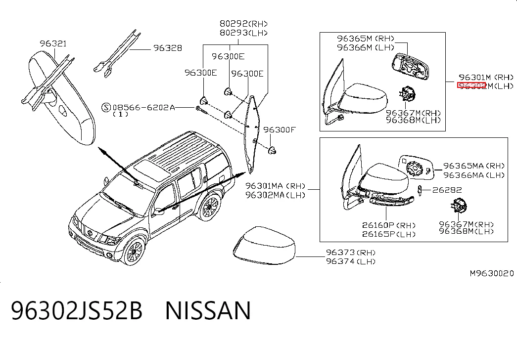 96302JS52B Nissan/Infiniti