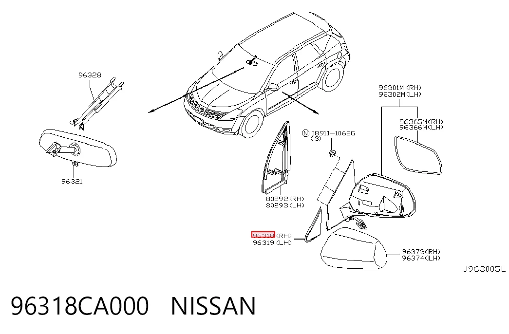 96318CA000 Nissan/Infiniti