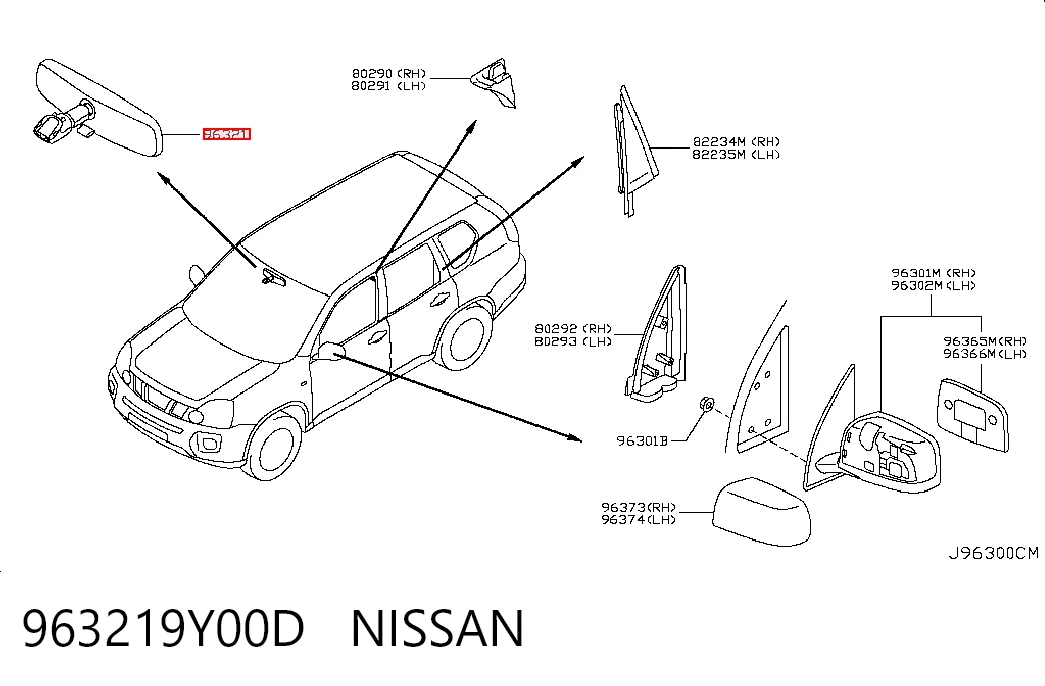 Comprar Espejo interior Nissan JUKE JPN F15