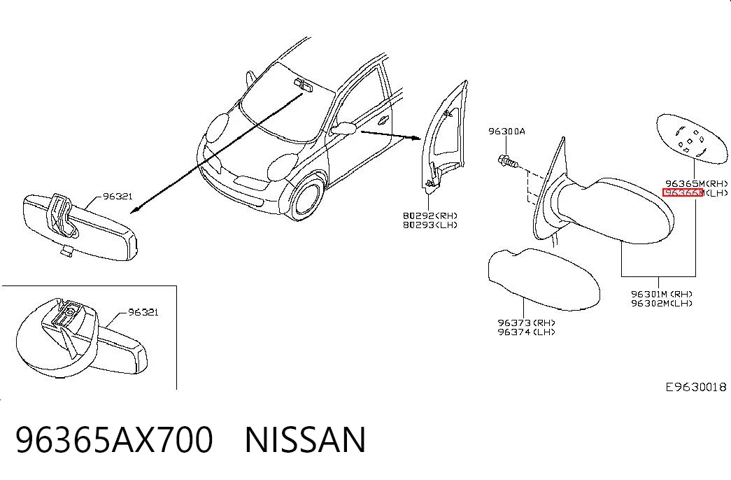 96365AX700 Nissan/Infiniti