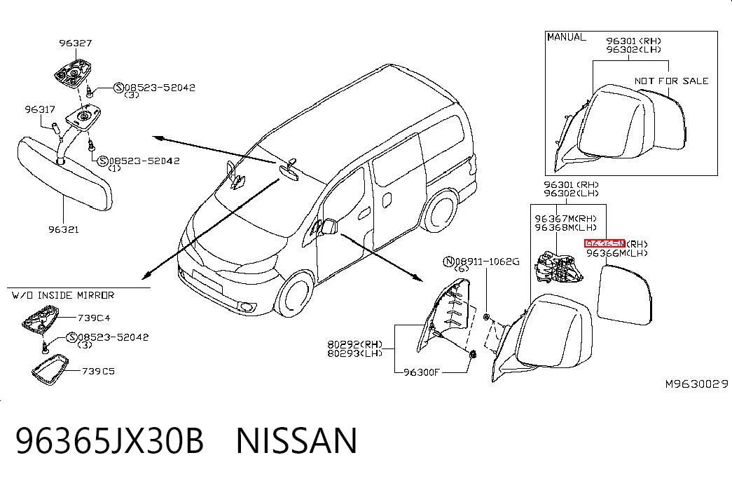 96365JX30B Nissan/Infiniti