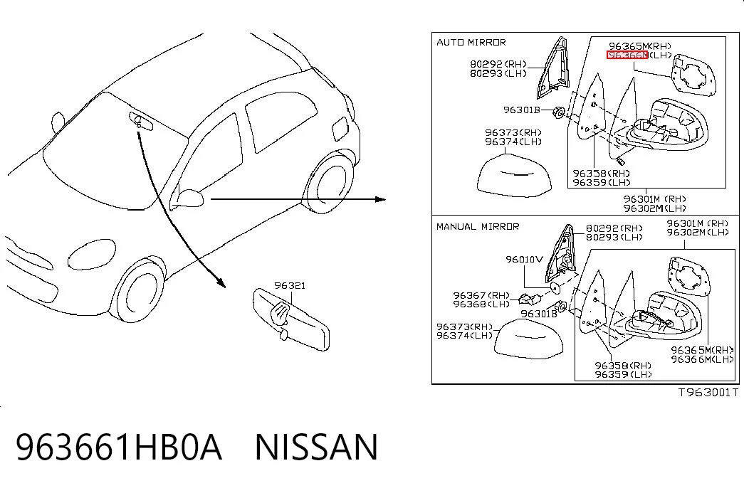 963661HB0A Nissan/Infiniti