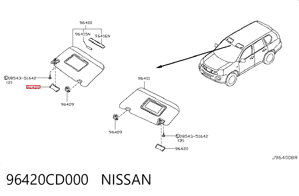96420CD000 Nissan/Infiniti