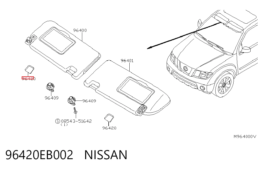 96420EB002 Nissan/Infiniti
