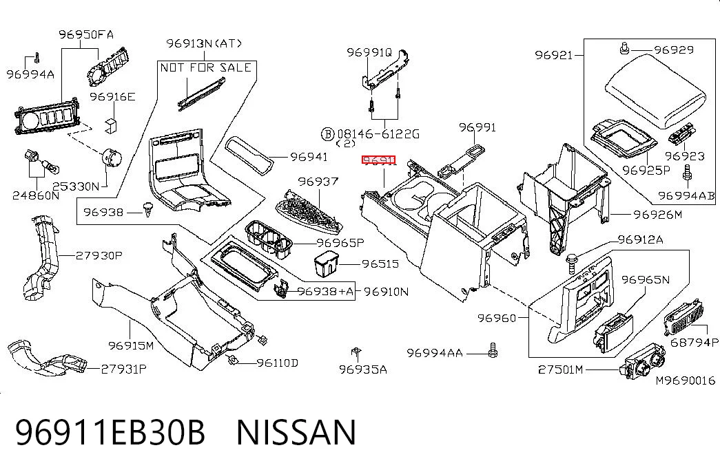 96911EB30B Nissan/Infiniti