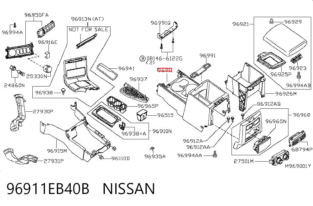 96911EB40B Nissan/Infiniti