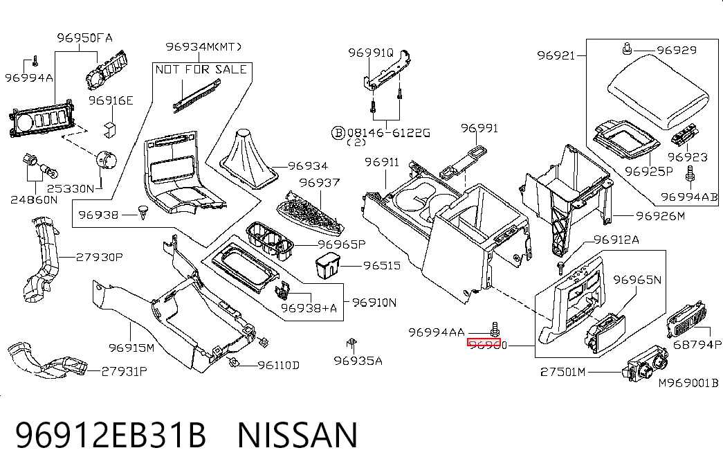 96912EB31B Nissan/Infiniti