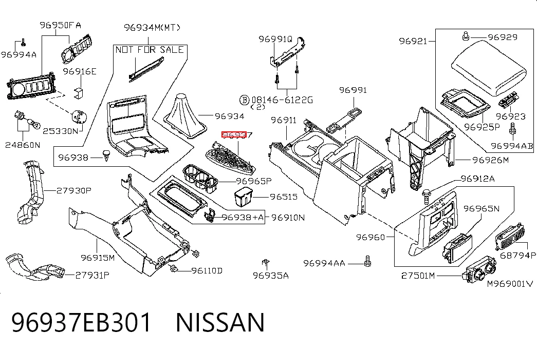 96937EB301 Nissan/Infiniti