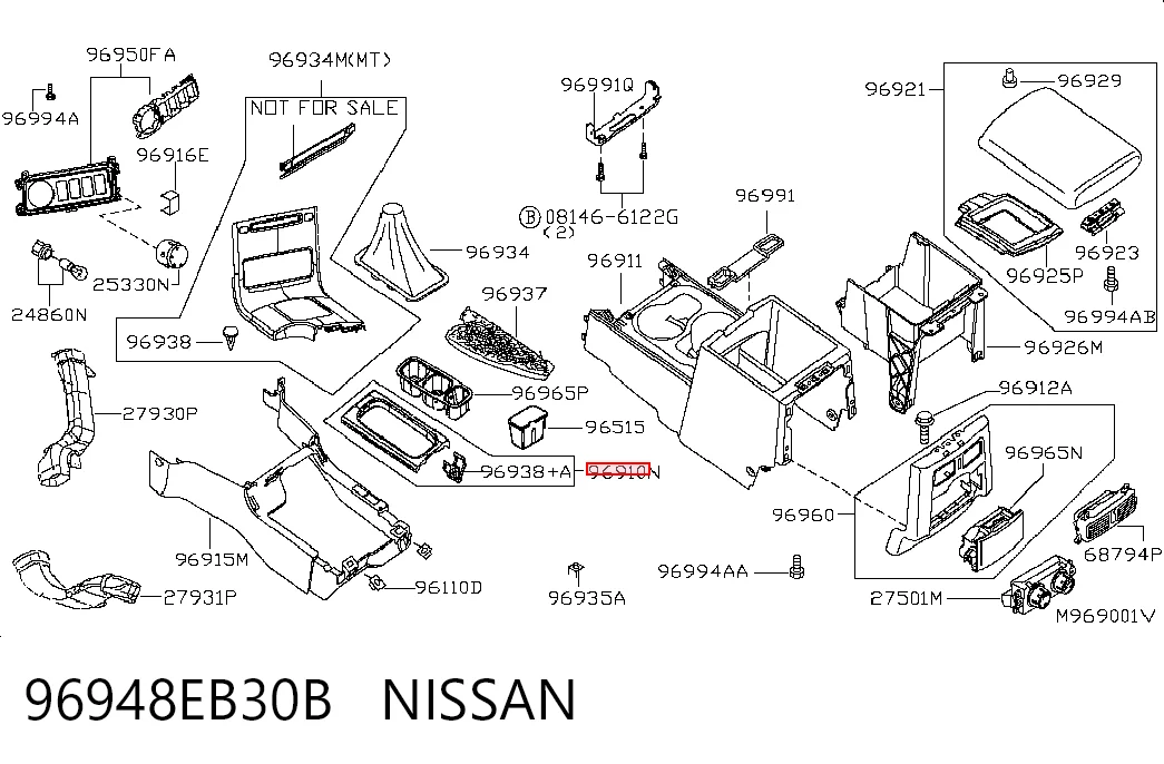 96948EB30B Nissan/Infiniti