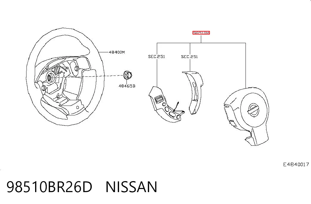 98510BR26D Nissan/Infiniti