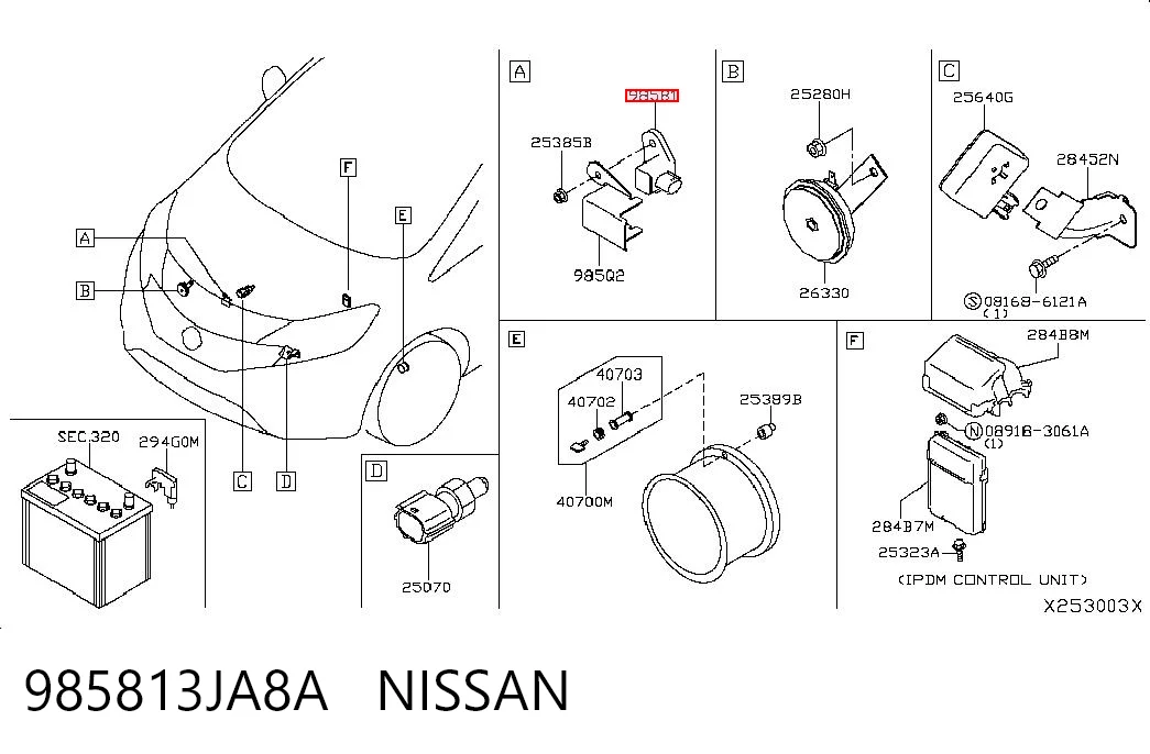 985813JA8A Nissan/Infiniti