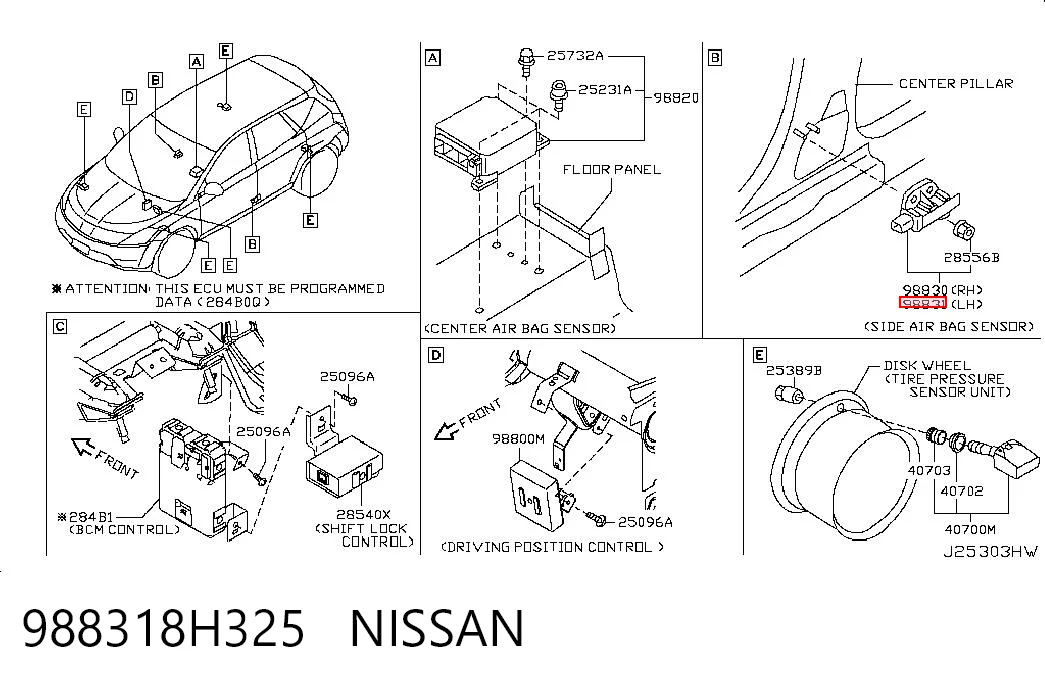 988318H325 Nissan/Infiniti