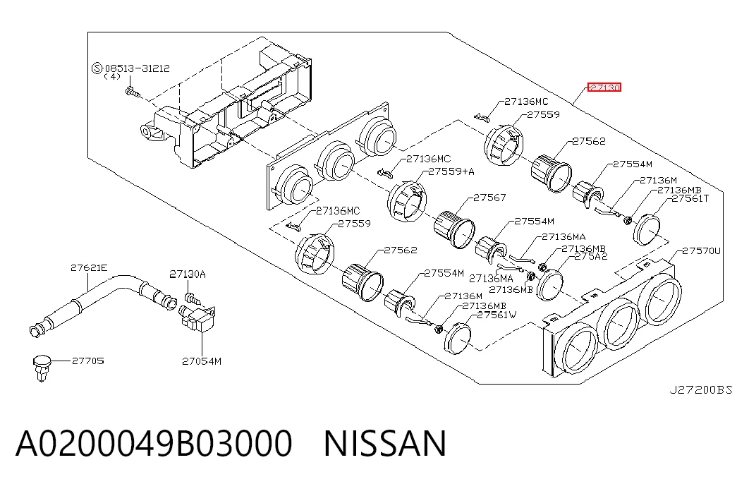 Unidad de control de la ventilación para Nissan X-Trail  T30