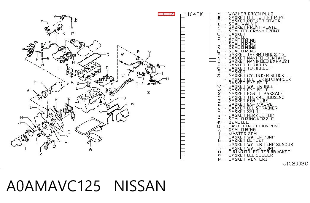 A0AMAVC125 Nissan/Infiniti