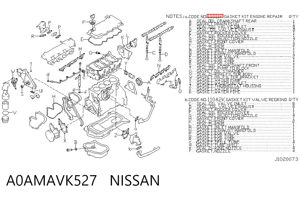 A0AMAVK527 Nissan/Infiniti