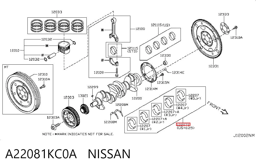 A22081KC0A Nissan/Infiniti