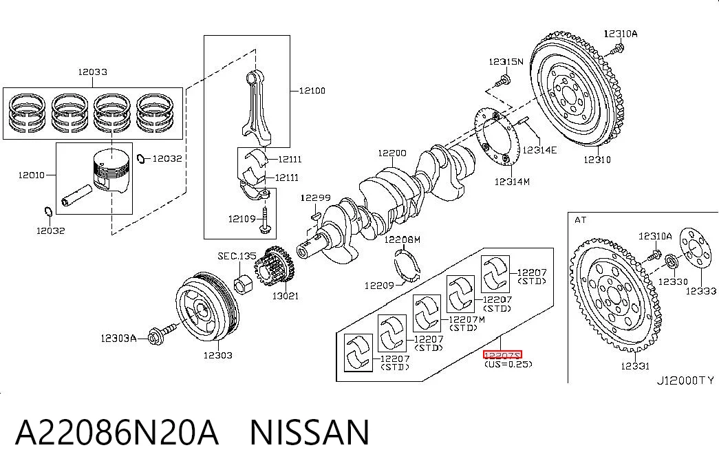A22086N20A Nissan/Infiniti